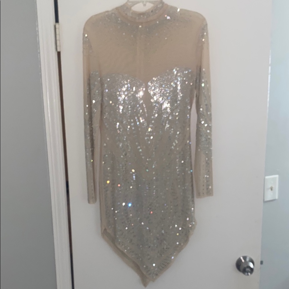 Sparkling Sequin Long Sleeve Dress (Never Worn)